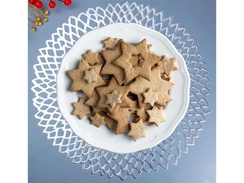 Podkładka okrągła pod talerz na stół kuchenna ażurowa ozdobna mata stołowa Podkładka okrągła pod talerz na stół kuchenna ażurowa ozdobna mata stołowa