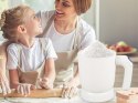Sitko do przesiewania mąki przesiewacz kuchenny cedzak elektryczny pojemny