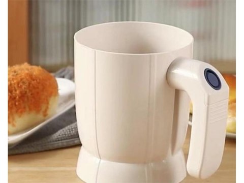 Sitko do przesiewania mąki przesiewacz kuchenny cedzak elektryczny pojemny Sitko do przesiewania mąki przesiewacz kuchenny cedzak elektryczny pojemny