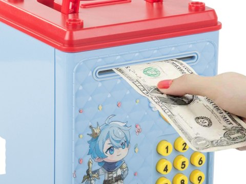 Skarbonka sejf bankomat na kod dostępu banknoty monety pieniądze kod pin Skarbonka sejf bankomat na kod dostępu banknoty monety pieniądze kod pin