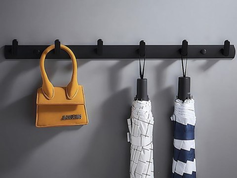 Wieszak na ubrania ręczniki łazienkowy kuchenny ścienny loft ścianę 54,5cm Wieszak na ubrania ręczniki łazienkowy kuchenny ścienny loft ścianę 54,5cm