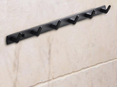 Wieszak na ubrania ręczniki łazienkowy kuchenny ścienny loft ścianę 54,5cm Wieszak na ubrania ręczniki łazienkowy kuchenny ścienny loft ścianę 54,5cm