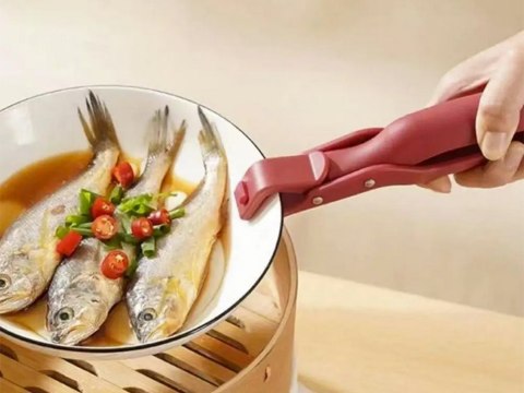 Chwytak uchwyt do gorących naczyń misek garnków szczypce cool gripper Chwytak uchwyt do gorących naczyń misek garnków szczypce cool gripper