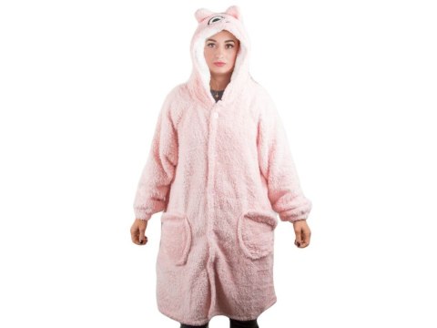 Ciepła bluza koc oversize xl gruba 2w1 futrzak z kapturem kocobluza gruba Ciepła bluza koc oversize xl gruba 2w1 futrzak z kapturem kocobluza gruba