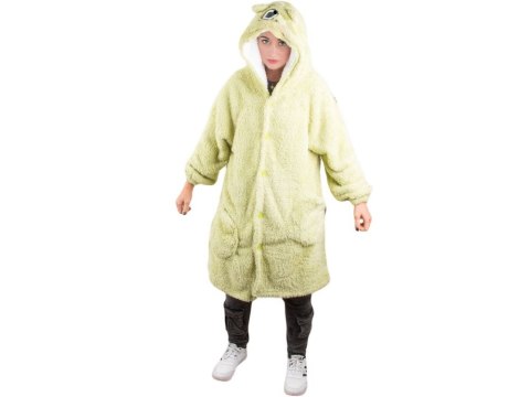 Ciepła bluza koc oversize xl gruba 2w1 futrzak z kapturem kocobluza gruba Ciepła bluza koc oversize xl gruba 2w1 futrzak z kapturem kocobluza gruba