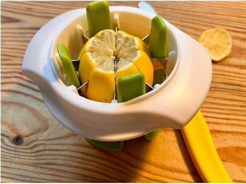 Krajalnica do cytryn limonek owoców szatkownica na 8 ręczna siekacz ostry Krajalnica do cytryn limonek owoców szatkownica na 8 ręczna siekacz ostry