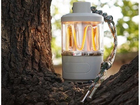 Lampa turystyczna latarka kempingowa akumulatorowa led powerbank usb biwak Lampa turystyczna latarka kempingowa akumulatorowa led powerbank usb biwak