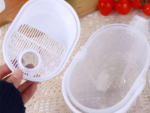 Pojemnik miska do mycia płukania czyszczenia ryżu kaszy ziaren sito cedzak Pojemnik miska do mycia płukania czyszczenia ryżu kaszy ziaren sito cedzak