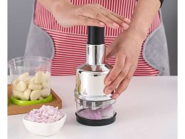 Siekacz do warzyw i owoców do czosnku krajacz ręczny rozdrabniacz pojemnik