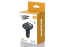Transmiter fm mp3 estaw głośnomówiący 2xusb + usb c bluetooth 5.3 lcd 12v
