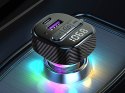 Transmiter samochodowy fm mp3/wma usb a+usb c 30w bluetooth 5.3 led qc 3.0