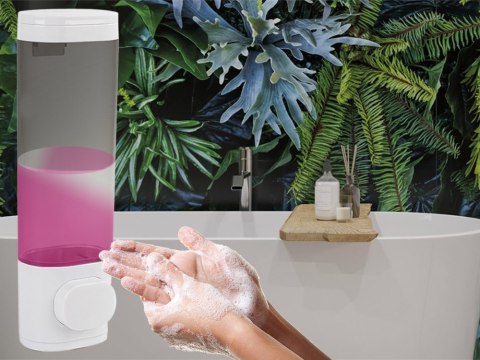 Dozownik mydła żelu płynu szamponu na mydło ścienny podajnik 300ml wiszący Dozownik mydła żelu płynu szamponu na mydło ścienny podajnik 300ml wiszący