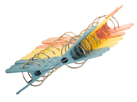 Klamerki spinacze do prania ubrań bielizny 18 sztuk plastikowe żabki mocne Klamerki spinacze do prania ubrań bielizny 18 sztuk plastikowe żabki mocne
