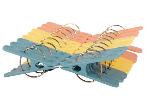 Klamerki spinacze do prania ubrań bielizny 18 sztuk plastikowe żabki mocne Klamerki spinacze do prania ubrań bielizny 18 sztuk plastikowe żabki mocne