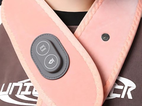 Opaska masażer na ból karku szyji rozgrzewająca masująca na usb lekka Opaska masażer na ból karku szyji rozgrzewająca masująca na usb lekka