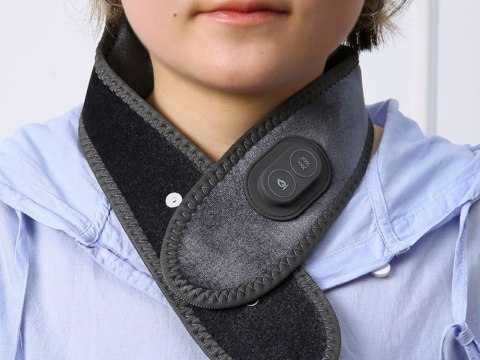 Opaska masażer na ból karku szyji rozgrzewająca masująca na usb lekka Opaska masażer na ból karku szyji rozgrzewająca masująca na usb lekka