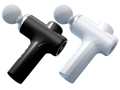 Pistolet do masażu pleców ciała nóg masażer mocny massage gun 4 końcówki Pistolet do masażu pleców ciała nóg masażer mocny massage gun 4 końcówki