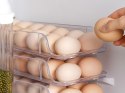 Pojemnik pudełko na jajka do lodówki podajnik na 14szt jajek uniwersalny
