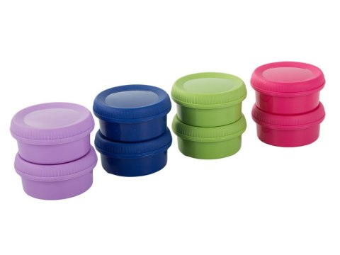 Pojemniki do sosów dipów na dipy sosy 80ml 8szt przykrywka zestaw dressing Pojemniki do sosów dipów na dipy sosy 80ml 8szt przykrywka zestaw dressing