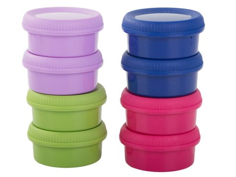 Pojemniki do sosów dipów na dipy sosy 80ml 8szt przykrywka zestaw dressing Pojemniki do sosów dipów na dipy sosy 80ml 8szt przykrywka zestaw dressing