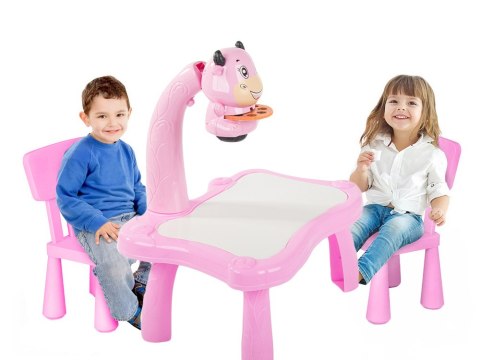 Projektor rzutnik do rysowania stolik tablica mazaki dla dzieci flamastry Projektor rzutnik do rysowania stolik tablica mazaki dla dzieci flamastry