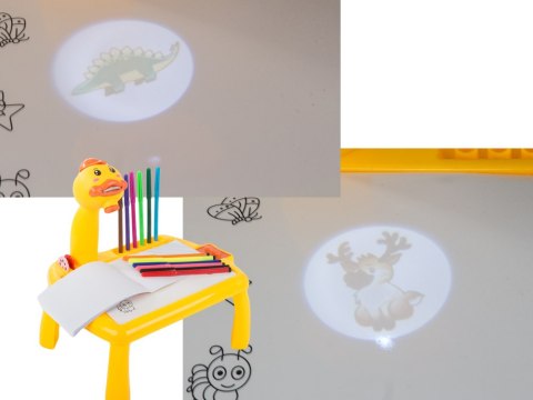 Projektor rzutnik do rysowania stolik tablica mazaki dla dzieci flamastry Projektor rzutnik do rysowania stolik tablica mazaki dla dzieci flamastry