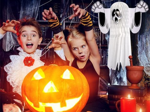 Duch zawieszka papierowa halloween duszek 3d składany z papieru dekoracja Duch zawieszka papierowa halloween duszek 3d składany z papieru dekoracja