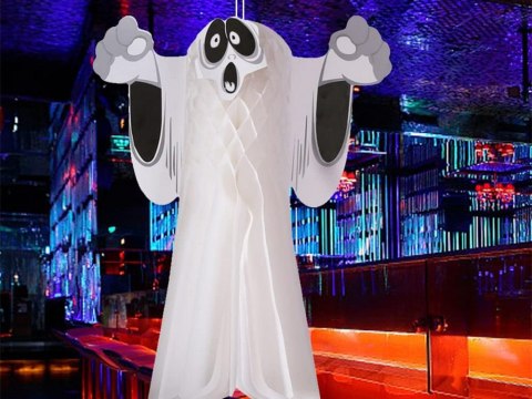Duch zawieszka papierowa halloween duszek 3d składany z papieru dekoracja Duch zawieszka papierowa halloween duszek 3d składany z papieru dekoracja