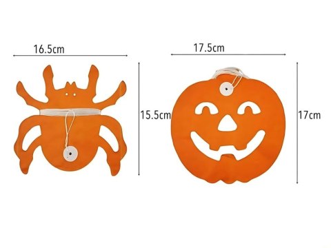 Girlanda dekoracyjna na halloween dynia/pająk papierowa długa 3 metry Girlanda dekoracyjna na halloween dynia/pająk papierowa długa 3 metry