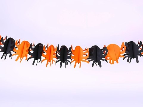 Girlanda dekoracyjna na halloween dynia/pająk papierowa długa 3 metry Girlanda dekoracyjna na halloween dynia/pająk papierowa długa 3 metry