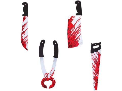 Girlanda halloween 2m noże narzędzia tasak zakrwawione dekoracja halloween Girlanda halloween 2m noże narzędzia tasak zakrwawione dekoracja halloween