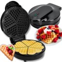 Gofrownica mocna 5 puszystych gofrów opiekacz na gofry serca 1000w