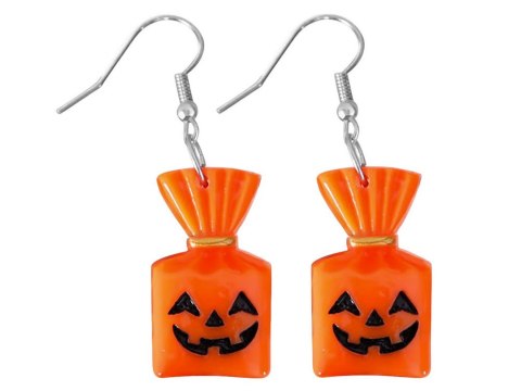 Kolczyki na halloween halloweenowe na imprezę bal duch dynia cukierek oko Kolczyki na halloween halloweenowe na imprezę bal duch dynia cukierek oko