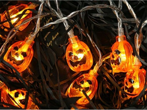 Lampki 10 led wiszące dynie halloween 200cm świecąca dekoracja ozdoba dynia Lampki 10 led wiszące dynie halloween 200cm świecąca dekoracja ozdoba dynia