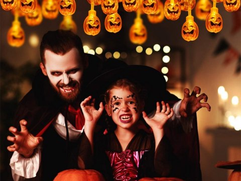 Lampki 10 led wiszące dynie halloween 200cm świecąca dekoracja ozdoba dynia Lampki 10 led wiszące dynie halloween 200cm świecąca dekoracja ozdoba dynia