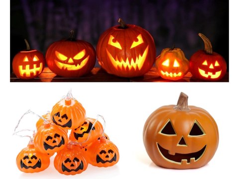 Lampki 10 led wiszące dynie halloween 200cm świecąca dekoracja ozdoba dynia Lampki 10 led wiszące dynie halloween 200cm świecąca dekoracja ozdoba dynia