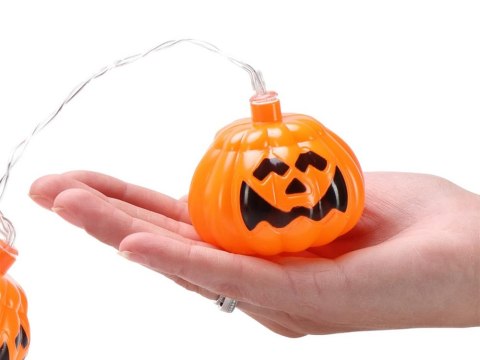Lampki 10 led wiszące dynie halloween 200cm świecąca dekoracja ozdoba dynia Lampki 10 led wiszące dynie halloween 200cm świecąca dekoracja ozdoba dynia