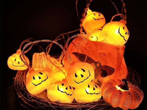 Lampki dynie 10 led wiszące halloween 200cm świecąca dekoracja ozdoba dynia Lampki dynie 10 led wiszące halloween 200cm świecąca dekoracja ozdoba dynia