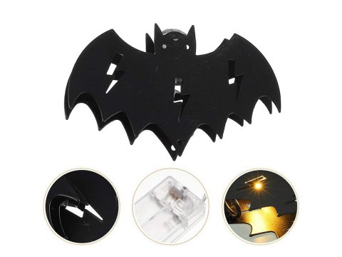 Lampki nietoperz 10 led wiszące halloween 200cm świecąca dekoracja ozdoba Lampki nietoperz 10 led wiszące halloween 200cm świecąca dekoracja ozdoba