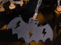 Lampki nietoperz 10 led wiszące halloween 200cm świecąca dekoracja ozdoba