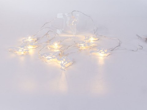 Łańcuch świetlny girlanda led halloween duch 2m 10 duchów wisząca Łańcuch świetlny girlanda led halloween duch 2m 10 duchów wisząca