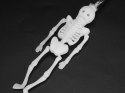 Łańcuch świetlny girlanda led halloween szkielet 2m 10 szkieletów wisząca