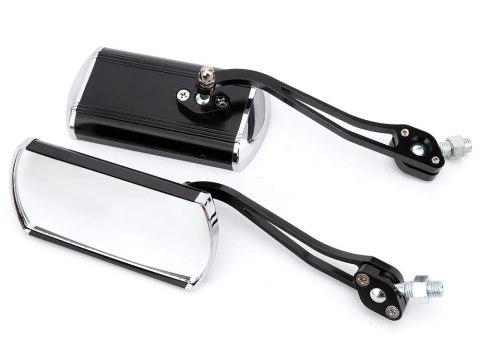 Lusterko motocyklowe aluminiowe lekkie mocowanie m10 z przejściówką do m8 Lusterko motocyklowe aluminiowe lekkie mocowanie m10 z przejściówką do m8