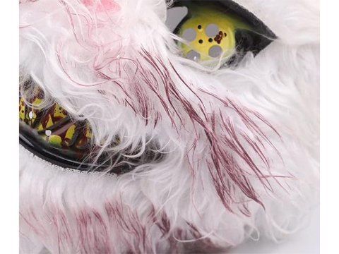 Maska na halloween królik upiorny stwór potwór przebranie strój psychopata Maska na halloween królik upiorny stwór potwór przebranie strój psychopata