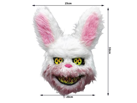 Maska na halloween królik upiorny stwór potwór przebranie strój psychopata Maska na halloween królik upiorny stwór potwór przebranie strój psychopata