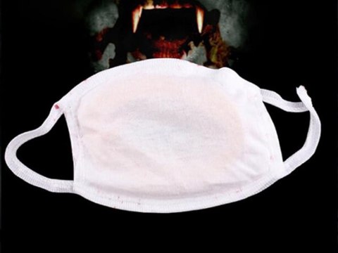 Maska z zębami krwawa na halloweenowa horror przebranie strój na halloween Maska z zębami krwawa na halloweenowa horror przebranie strój na halloween