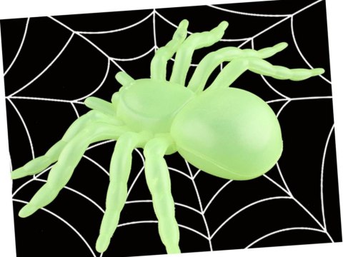Pająk halloween 2 szt duże dekoracja straszne pająki 11cm fluorescencyjny Pająk halloween 2 szt duże dekoracja straszne pająki 11cm fluorescencyjny
