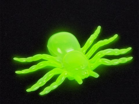 Pająk halloween 2 szt duże dekoracja straszne pająki 11cm fluorescencyjny Pająk halloween 2 szt duże dekoracja straszne pająki 11cm fluorescencyjny