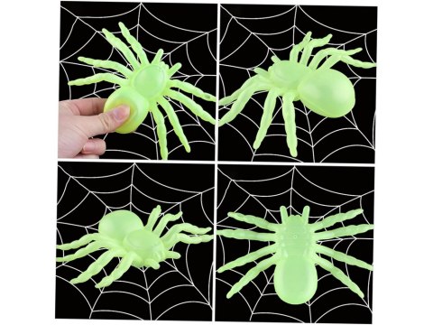 Pająk halloween 2 szt duże dekoracja straszne pająki 11cm fluorescencyjny Pająk halloween 2 szt duże dekoracja straszne pająki 11cm fluorescencyjny