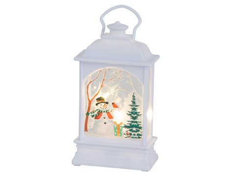 Świąteczny lampion latarenka ozdoba dekoracja led witraż bałwan latarnia Świąteczny lampion latarenka ozdoba dekoracja led witraż bałwan latarnia